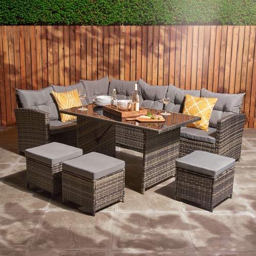 Garden corner sofa rattan - garden,
