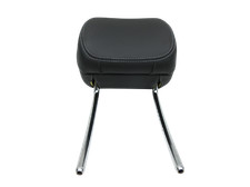Headrest Leather Black White