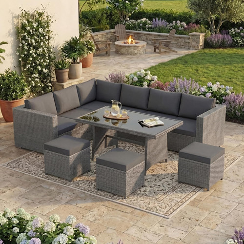Squires seater rattan set - squires, 9