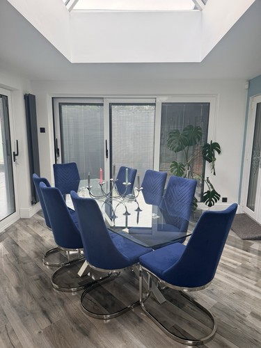 Lovely seater glass dining - seater,