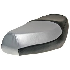Saddle Twin Seat Black/Silver