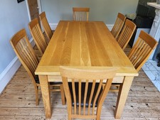 Solid Oak 8-Seater Dining