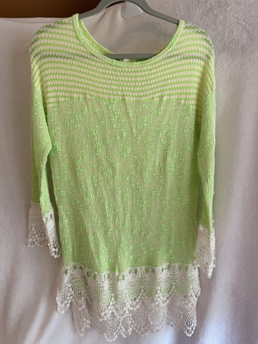 Miin usa neon lime - usa, knit