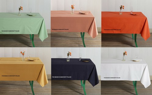 Rectangle solid tablecloth - rectangle,